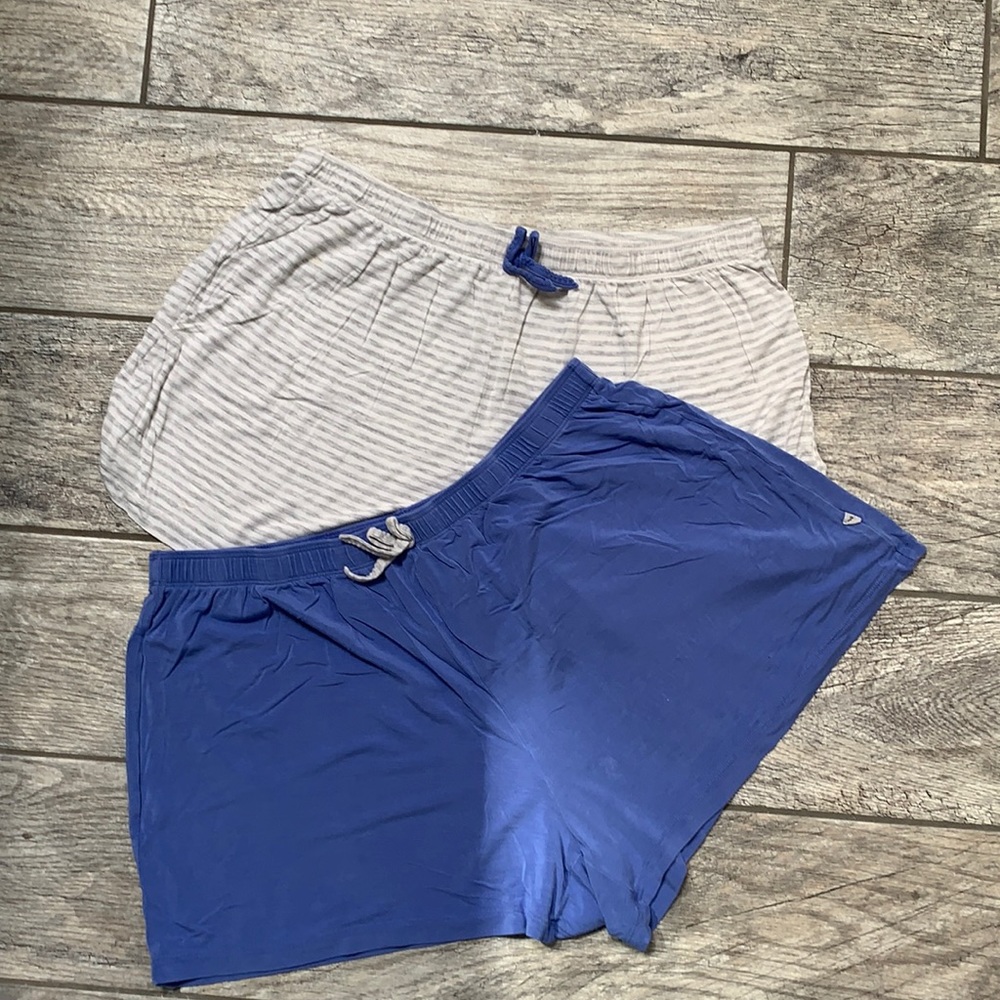 Set of two pajama shorts